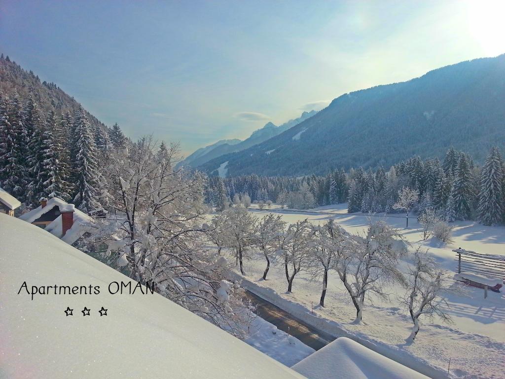 Apartments Oman Kranjska Gora Eksteriør billede